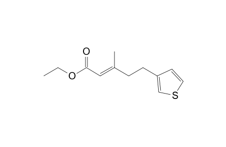 (E)-3-Methyl-5-thiophen-3-yl-pent-2-enoic acid ethyl ester