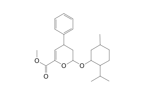 (+-)-Methyl 2-menthyloxy4-phenyldihydropyrane-6-carboxylate