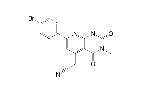 7-(4-Bromophenyl)-5-cyanomethyl-1,3-dimethyl-2,4-dioxopyrido[2,3-d]pyrimidine
