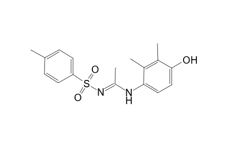 Benzenesulfonamide, N-[1-(4-hydroxy-2,3-dimethylphenylamino)ethylidene]-4-methyl-