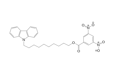 10-carbazolyldecanyl-3,5-dinitrobenzoate
