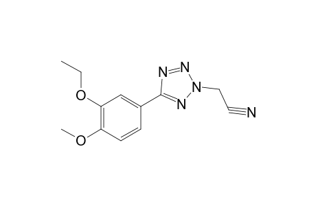 2H-1,2,3,4-Tetrazole-2-acetonitrile, 5-(3-ethoxy-4-methoxyphenyl)-