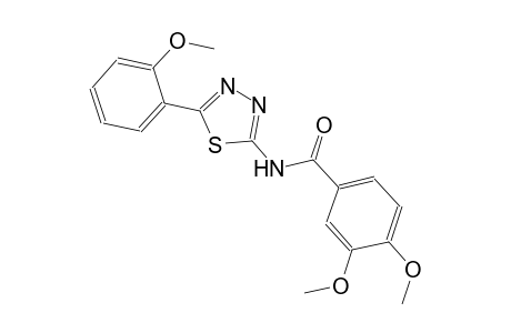 3,4-dimethoxy-N-[5-(2-methoxyphenyl)-1,3,4-thiadiazol-2-yl]benzamide