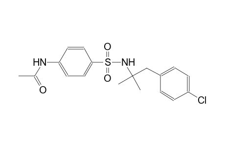 N-[4-(([2-(4-Chlorophenyl)-1,1-dimethylethyl]amino)sulfonyl)phenyl]acetamide