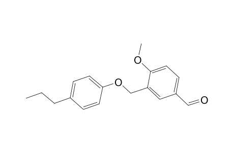 Benzaldehyde, 4-methoxy-3-(4-propylphenoxymethyl)-