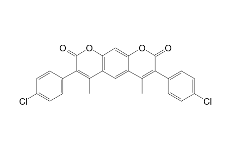 4,6-Dimethyl-3,7-di(4'-chlorophenyl)-2,8-dioxo-2H,8H-benzo[1,2-b:5,4-b']dipyran