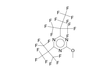 2-Methoxy-4-[2,2,3,3,3-pentafluoro-1,1-bis(trifluoromethyl)propyl]-6-[2,2,2-trifluoro-1,1-bis(trifluoromethyl)ethyl]-1,3,5-triazine