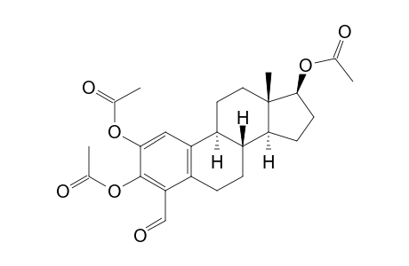 Estra-1,3,5(10)-triene-4-carboxaldehyde, 2,3,17-tris(acetyloxy)-, (17.beta.)-