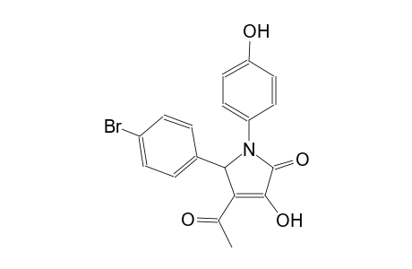 4-acetyl-5-(4-bromophenyl)-3-hydroxy-1-(4-hydroxyphenyl)-1,5-dihydro-2H-pyrrol-2-one