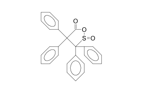 3,3,4,4-Tetraphenyl-1,2-oxathiolan-5-one 2-oxide
