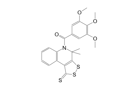 4,4-dimethyl-5-(3,4,5-trimethoxybenzoyl)-4,5-dihydro-1H-[1,2]dithiolo[3,4-c]quinoline-1-thione