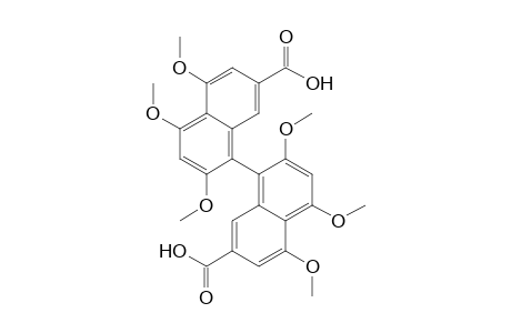 [1,1'-Binaphthalene]-7,7'-dicarboxylic acid, 2,2',4,4',5,5'-hexamethoxy-