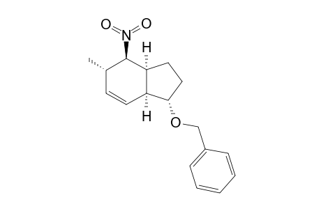 (+/-)-5-methyl-1.alpha.-(phenylmethoxy)-4-nitro-2,3,3a.alpha.,4.beta.,5.alpha.,7a.alpha.-hexahydro-1H-indene