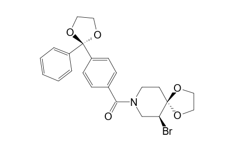 2-BROMO-1-[4'-(2''-PHENYL-1'',3''-DIOXOLAN-2''-YL)-BENZOYL]-PIPERIDIN-4-ON-ETHYLEN-ACETAL