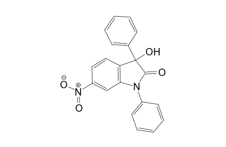 1,3-Dihydro-3-hydroxy-6-nitro-1,3-diphenyl-2H-indol-2-one