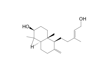(2S,4aR,5S,8aR)-1,1,4a-trimethyl-6-methylidene-5-[(E)-3-methyl-5-oxidanyl-pent-3-enyl]-3,4,5,7,8,8a-hexahydro-2H-naphthalen-2-ol