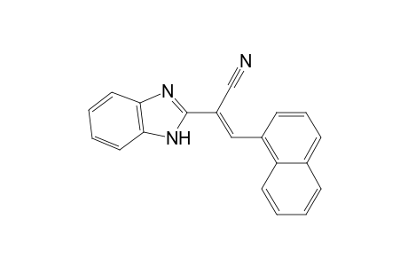 (2E)-2-(1H-Benzimidazol-2-yl)-3-(1-naphthyl)-2-propenenitrile