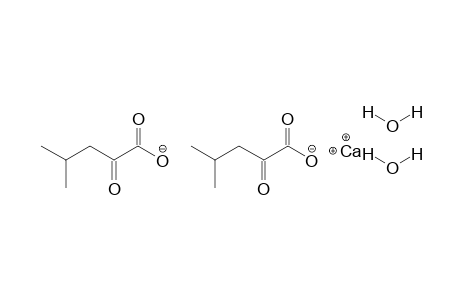 4-Methyl-2-oxopentanoic acid, calcium salt dihydrate