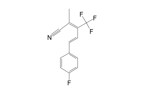5-(4-FLUOROPHENYL)-2-METHYL-3-(TRIFLUOROMETHYL)-PENTA-2Z,4E-DIENENITRILE