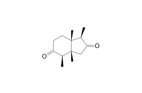 (1.beta.,2.beta.,6.beta.,7.beta.)-1,2,6,7-tetramethylbicyclo[4.3.0]nonane-3,8-dione