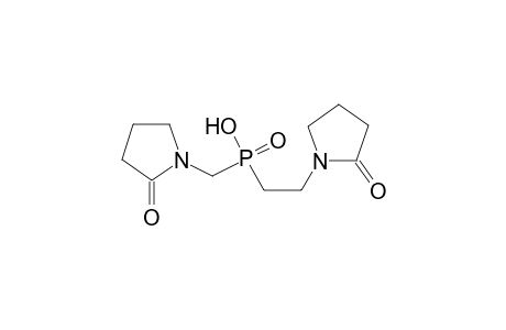 2-(2-oxo-1-pyrrolidinyl)ethyl[(2-oxo-1-pyrrolidinyl)methyl]phosphinic acid