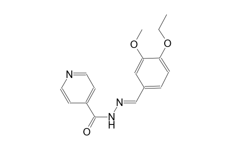 N'-[(E)-(4-ethoxy-3-methoxyphenyl)methylidene]isonicotinohydrazide