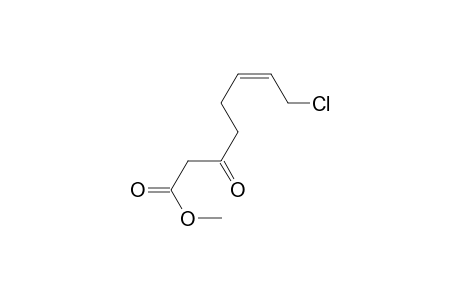 6-Octenoic acid, 8-chloro-3-oxo-, methyl ester, (Z)-