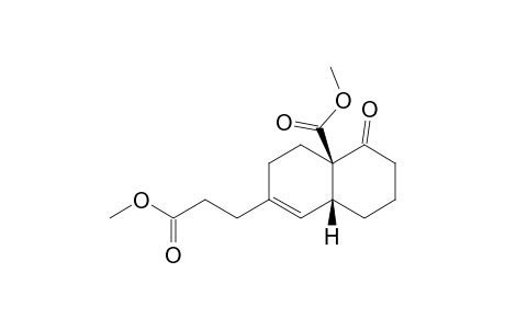 7-[2-(METHOXYCARBONYL)-ETHYL]-3,4,5,8,9,10-HEXAHYDRO-2H-NAPHTHALIN-1-ONE-10-CARBOXYLIC-ACID-METHYLESTER