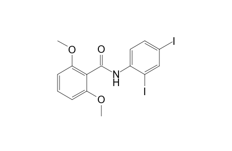 Benzamide, 2,6-dimethoxy-N-(2,4-diiodophenyl)-
