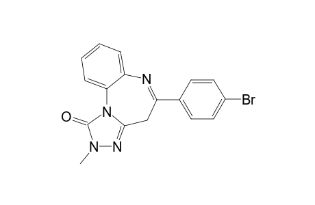 5-(4-bromophenyl)-2-methyl-4H-[1,2,4]triazolo[4,3-a][1,5]benzodiazepin-1-one