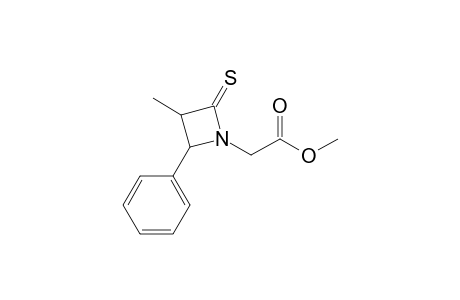 4-Phenyl-1-[(methoxycarbonyl)methyl]-3-methyl-2-thioxoazetidine
