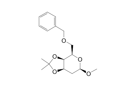 METHYL-6-O-BENZYL-2-DEOXY-3,4-O-ISOPROPYLIDENE-BETA-D-LYXO-HEXOSIDE