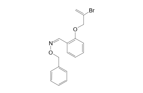 2-(2-BROMOALLYLOXY)-BENZALDEHYDE-O-BENZYLOXIME;MINOR-ISOMER