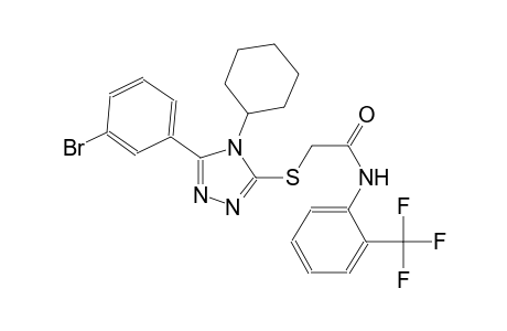 acetamide, 2-[[5-(3-bromophenyl)-4-cyclohexyl-4H-1,2,4-triazol-3-yl]thio]-N-[2-(trifluoromethyl)phenyl]-
