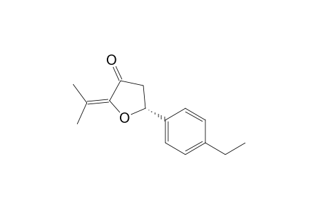 (5R)-5-(4-ethylphenyl)-2-isopropylidene-tetrahydrofuran-3-one