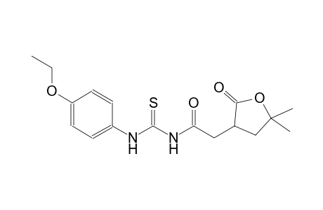 N-[(5,5-dimethyl-2-oxotetrahydro-3-furanyl)acetyl]-N'-(4-ethoxyphenyl)thiourea