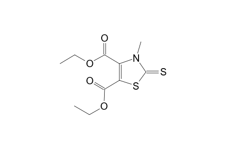 3-methyl-2-thioxo-thiazole-4,5-dicarboxylic acid diethyl ester