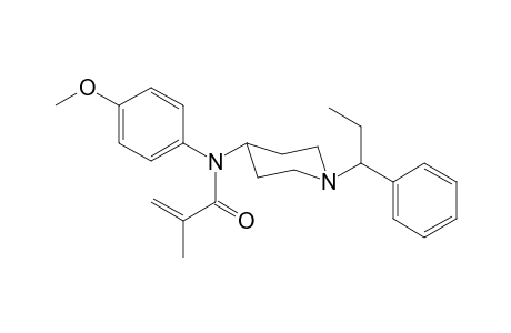N-4-Methoxyphenyl-N-[1-(1-phenylpropyl)piperidin-4-yl]methacryloylamide