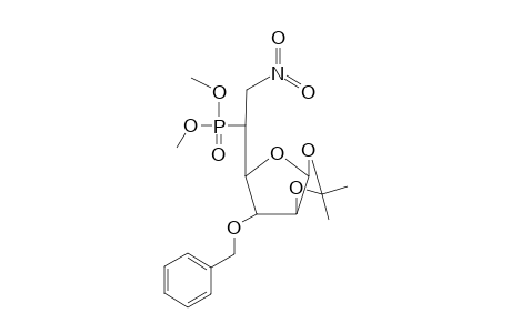(5R)-3-O-Benzyl1,2-O-isopropylidene-5,6-dideoxy-6-nitro-.beta.,D-altrofuranose-dimethoxyphosphine dev.