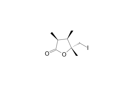 (2S,3R,4R)-4-(Iodomethyl)-2,3,4-trimethyl-.gamma.-butyrolactone