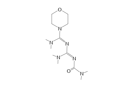 (3E)-3-[dimethylamino-[(E)-[dimethylamino(4-morpholinyl)methylidene]amino]methylidene]-1,1-dimethylurea
