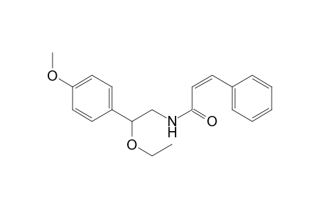 2-Propenamide, N-[2-ethoxy-2-(4-methoxyphenyl)ethyl]-3-phenyl-