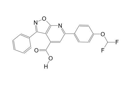 isoxazolo[5,4-b]pyridine-4-carboxylic acid, 6-[4-(difluoromethoxy)phenyl]-3-phenyl-