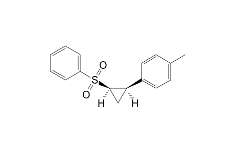 1-[(1R* ,2R*)-2'-(p-Tolyl)cyclopropylsulfonyl]-benzene