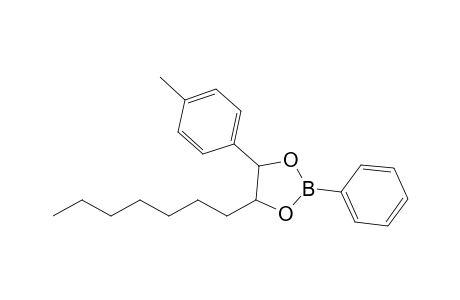 5-Heptyl-4-(4"-methylphenyl)-2-phenyl-1,3-dioxa-2-boracyclopentane