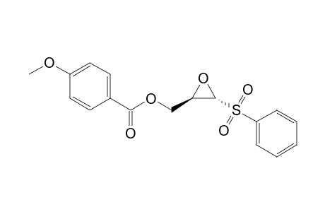 [(2R,3R)-3-(benzenesulfonyl)oxiran-2-yl]methyl 4-methoxybenzoate