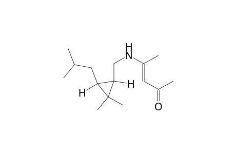 (3E)-4-({[(1R,3S)-3-isobutyl-2,2-dimethylcyclopropyl]methyl}amino)-3-penten-2-one