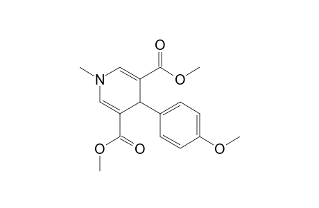 4-(4-methoxyphenyl)-1-methyl-4H-pyridine-3,5-dicarboxylic acid dimethyl ester