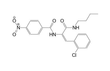 N-[(E)-1-[(butylamino)carbonyl]-2-(2-chlorophenyl)ethenyl]-4-nitrobenzamide