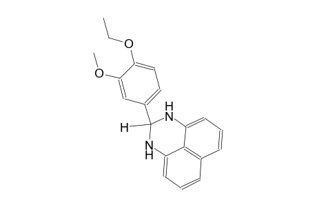 1H-perimidine, 2-(4-ethoxy-3-methoxyphenyl)-2,3-dihydro-